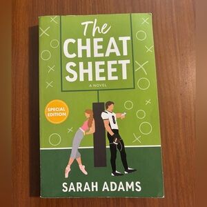 The Cheat Sheet by Sarah Adams - Adult Romance Paperback Book